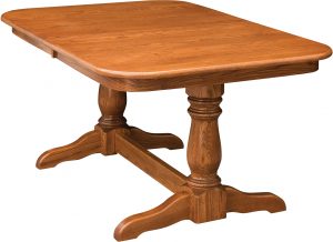 Dutch Double Pedestal Dining Table