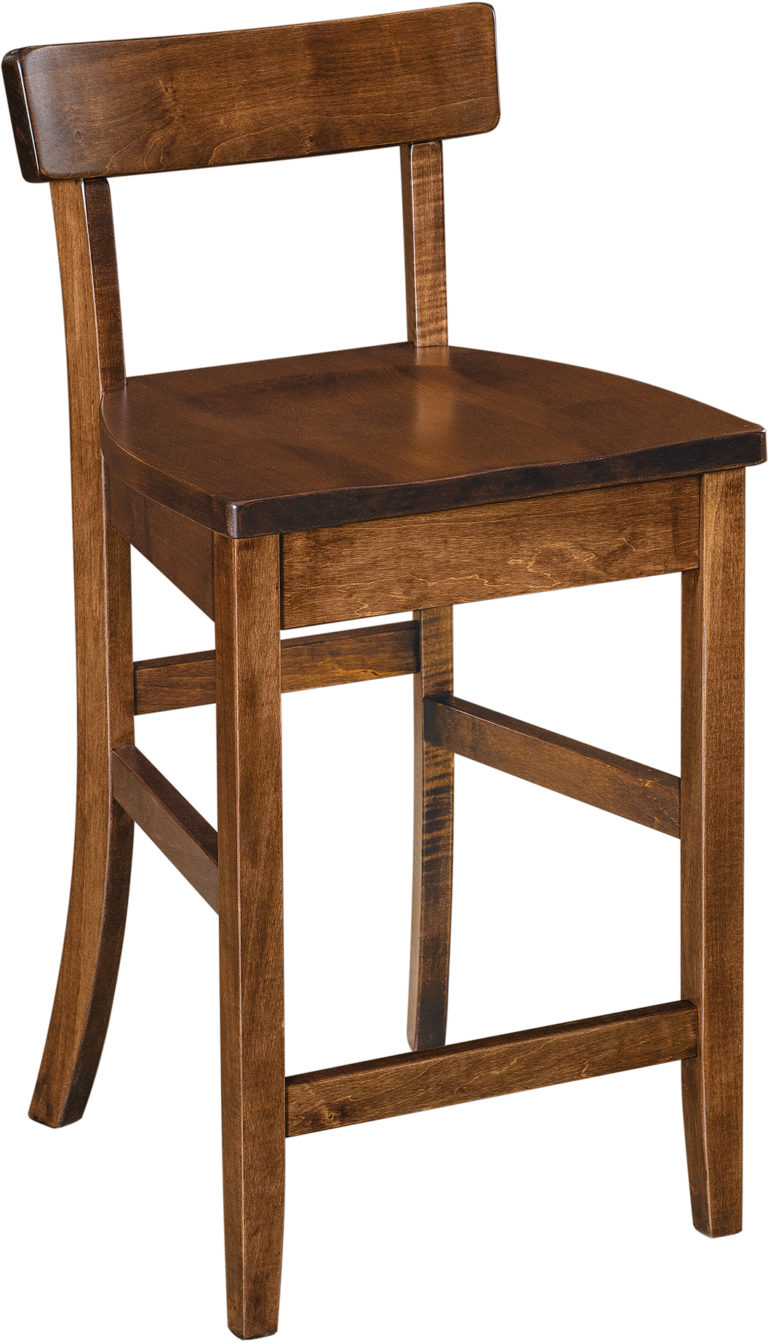 Amish Stationary Eddison Bar Stool