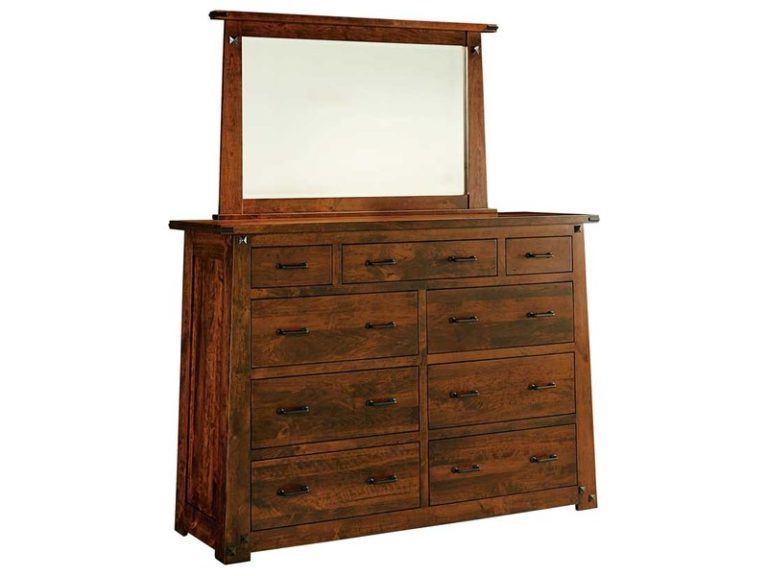 Amish Encada 9 Drawer Dresser