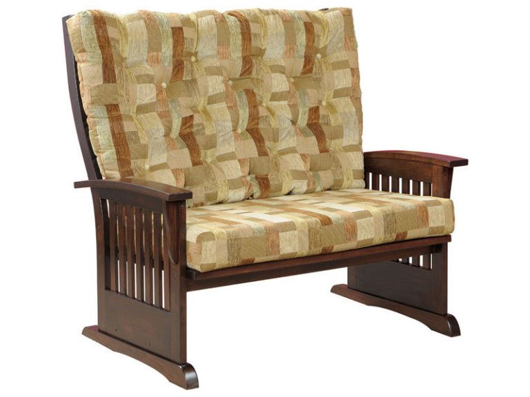 Amish Finley Slat Deluxe Miss Loveseat