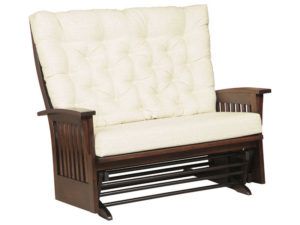 Finley Slat Style Deluxe Glider Loveseat