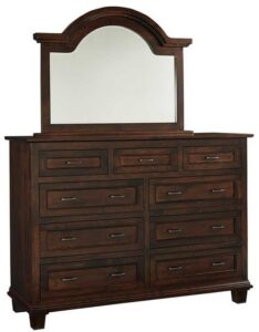 Francine Nine Drawer Dresser and Mirror