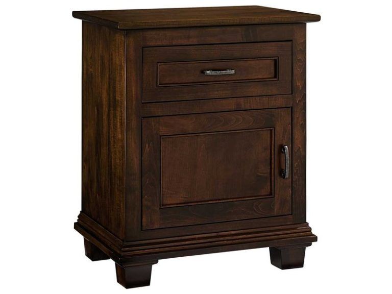 Amish Francine One Door Nightstand