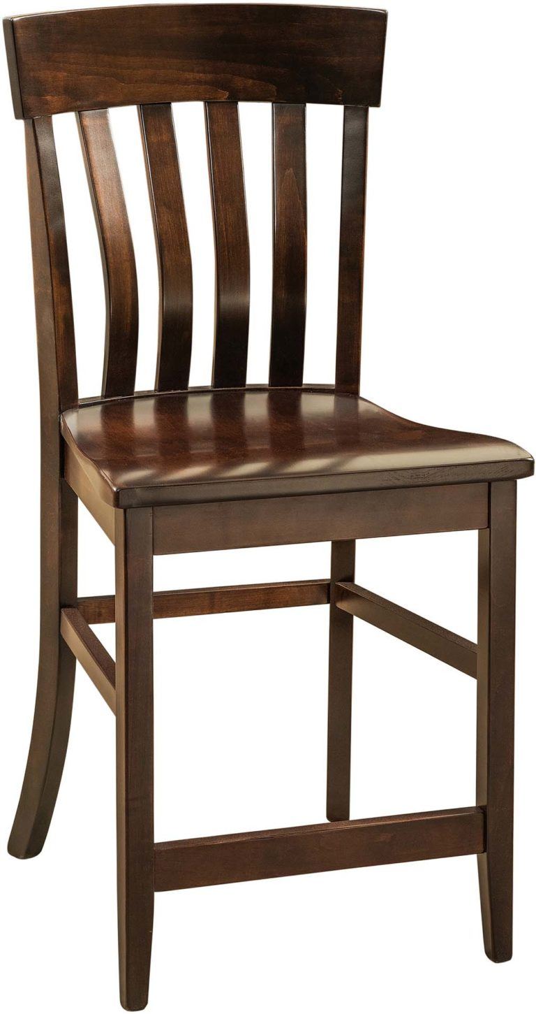 Amish Galena Stationary Bar Stool