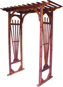 Cedar Decorative Garden Arbor