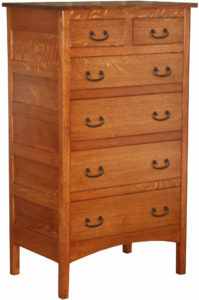 Granny Mission Six Drawer Hardwood Chest