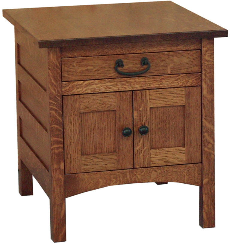 Amish Granny Mission Enclosed End Table