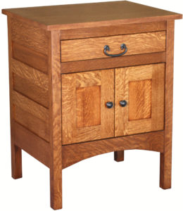 Granny Mission Two Door Hardwood Nightstand