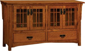 Greenwood Mission Four Door TV Cabinet