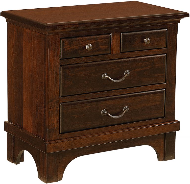 Amish Hamilton Court 4 Drawer Nightstand