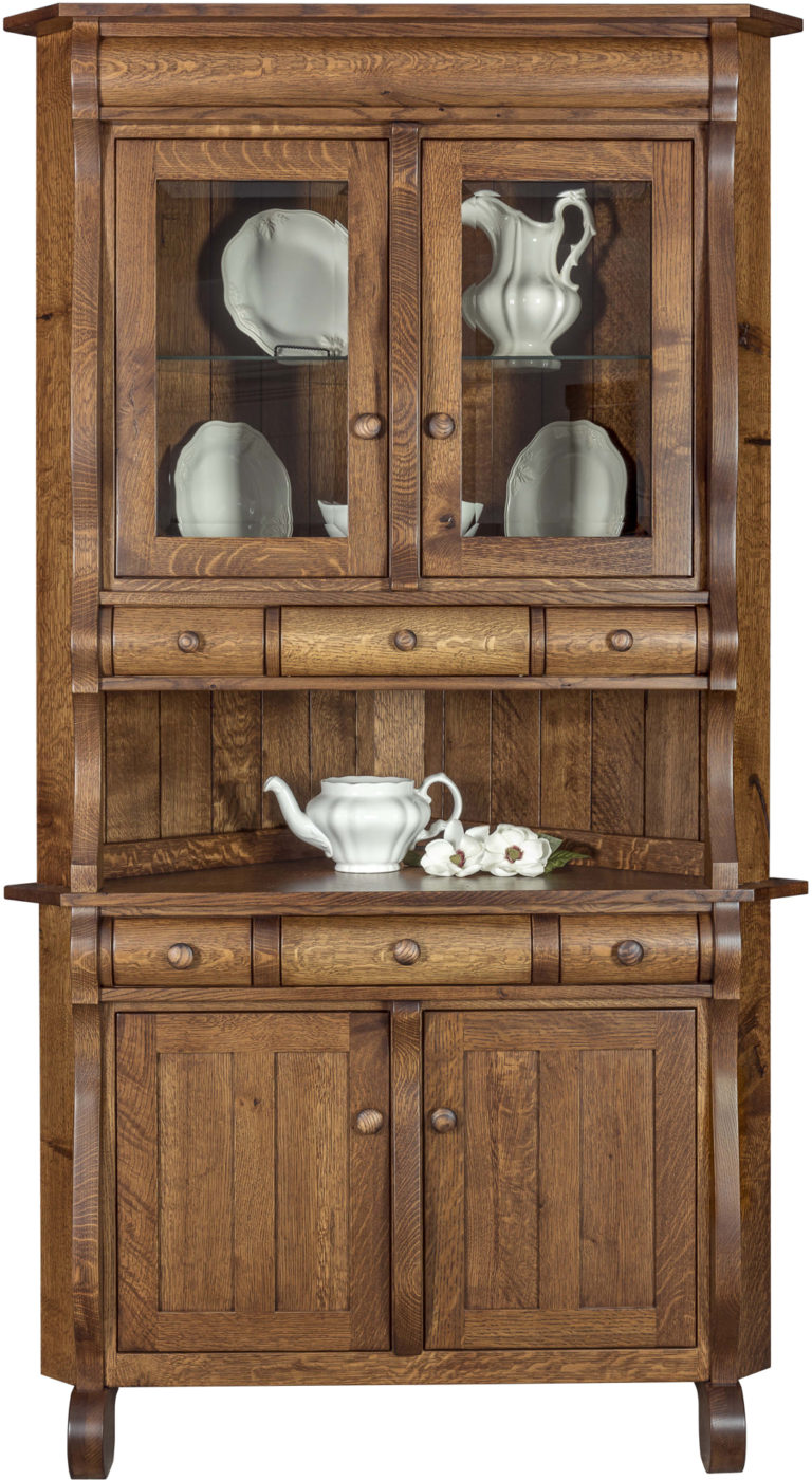 Amish Hampton Corner Hutch