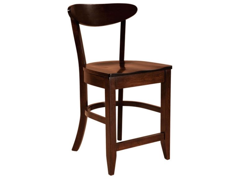 Amish Hawthorn Stationary Bar Stool