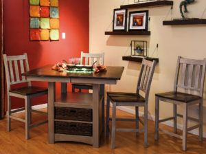 Heidi Cabinet Table Dining Room Set