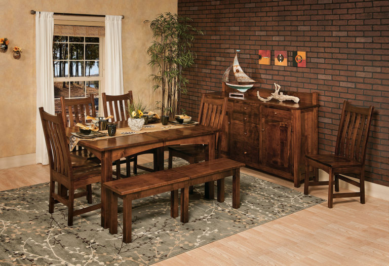 Amish Heidi Leg Table Dining Room Set