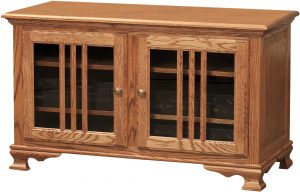 Heritage Two Glass Door TV Stand