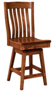 Houghton Hardwood Swivel Bar Stool