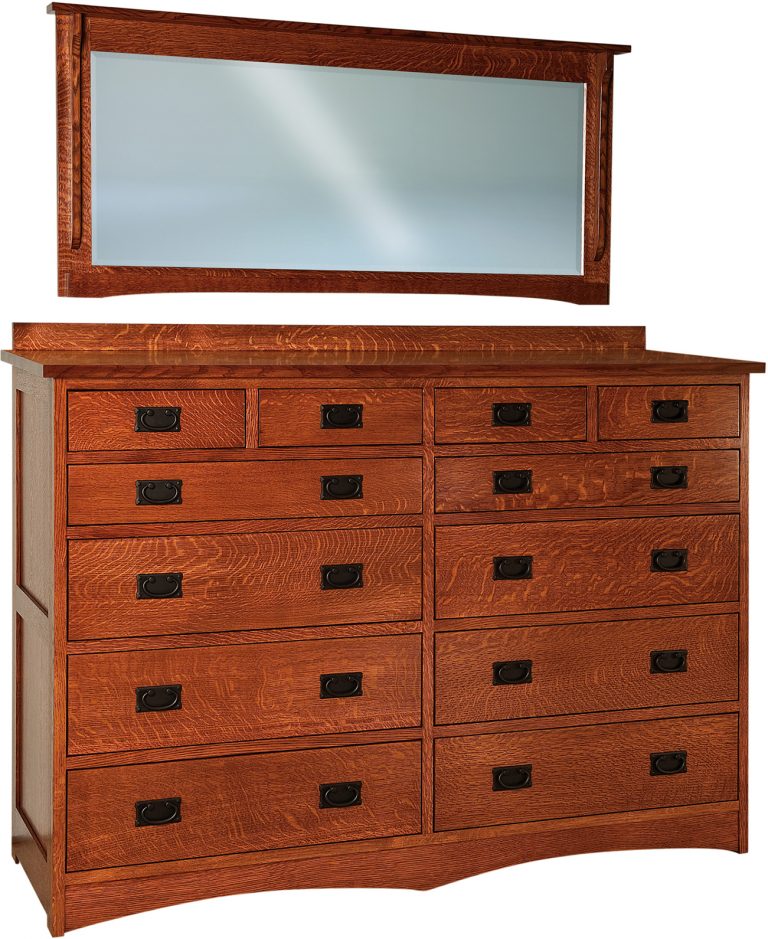 Amish Jacobson 12 Drawer Dresser