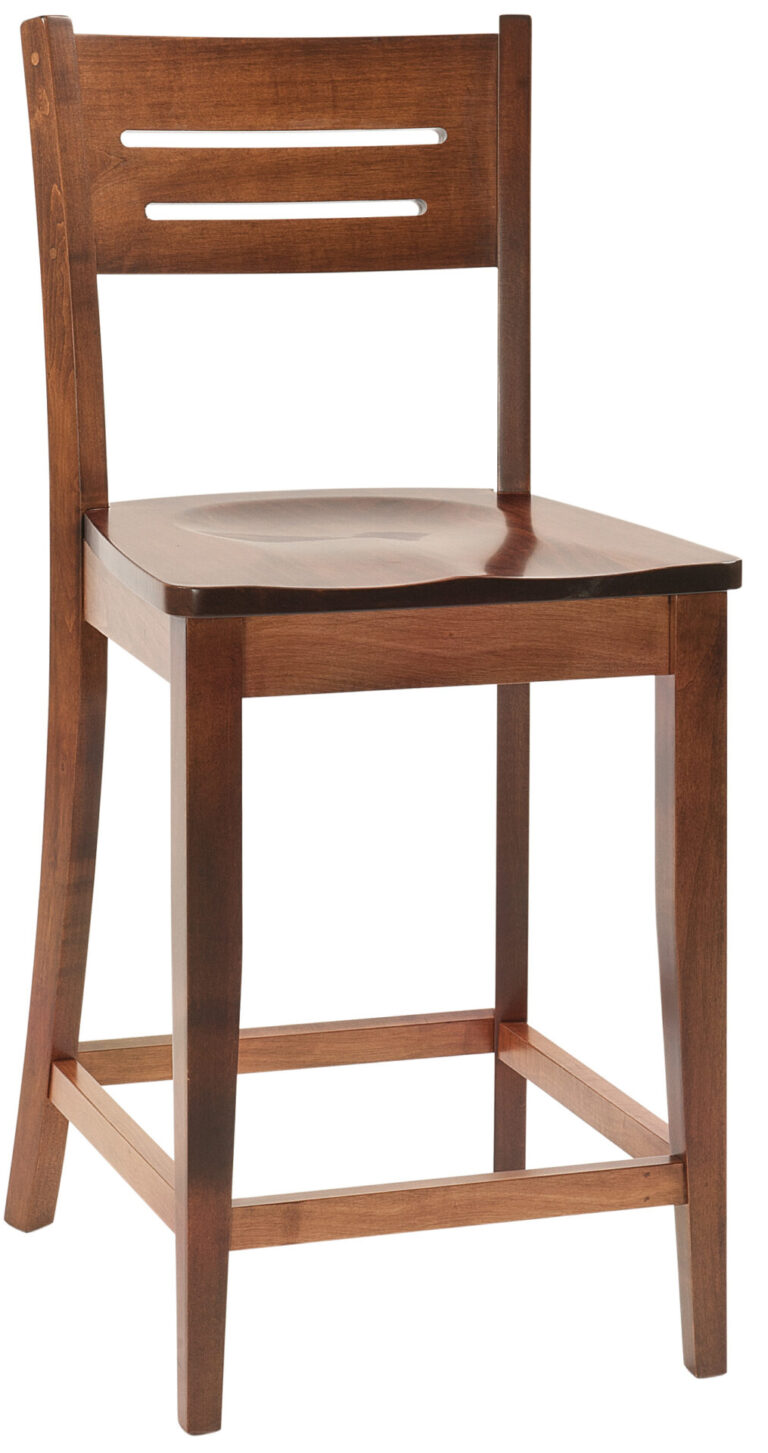 Amish Jansen Wooden Bar Chair