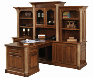 Jefferson 3-Piece Hutch-Desk Set