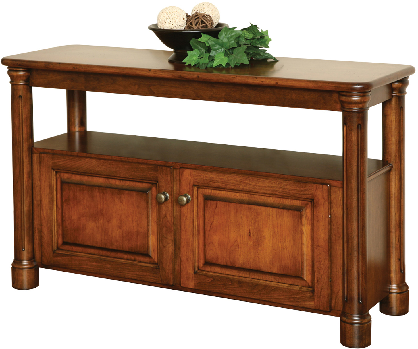 Jefferson Deluxe Sofa Table Custom Amish Jefferson Sofa Table