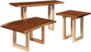 Kalispel Live Edge Occasional Table Set