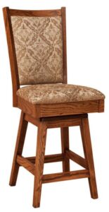 Kalispel Hardwood Swivel Bar Stool