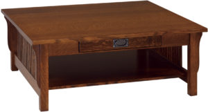 Landmark Hardwood Square Coffee Table