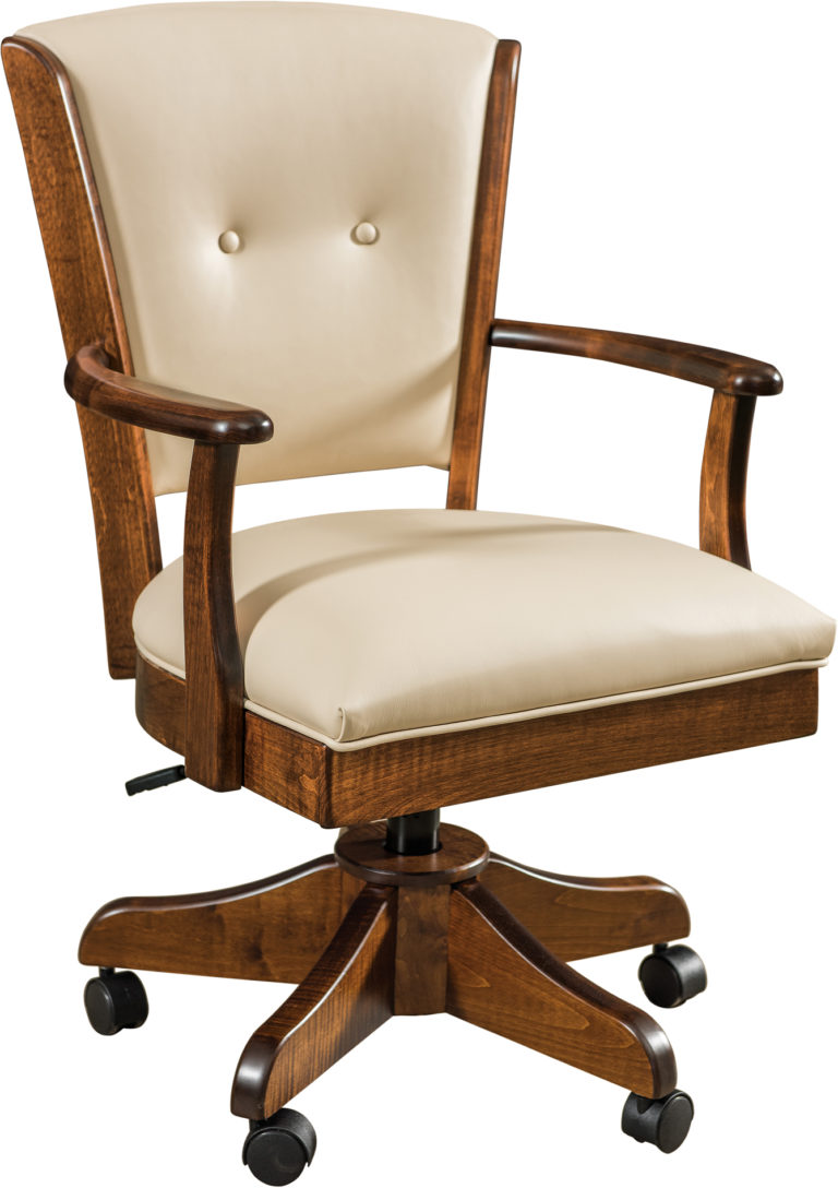 Amish Lansfield Hardwood Desk Chair