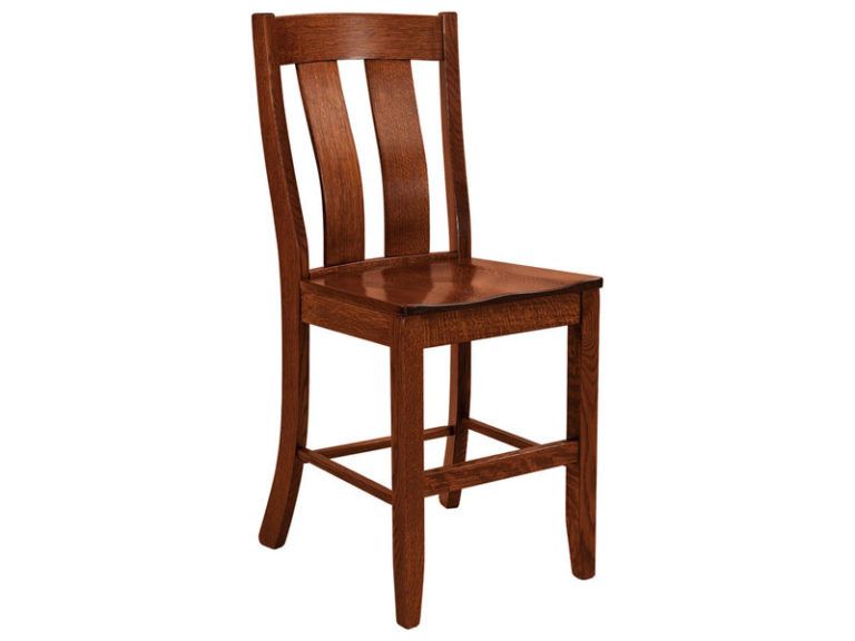 Amish Laurie Stationary Bar Stool