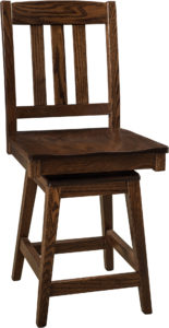 Lodge Hardwood Swivel Bar Stool