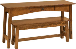 McCoy Open Nesting Sofa Table and Bench Set