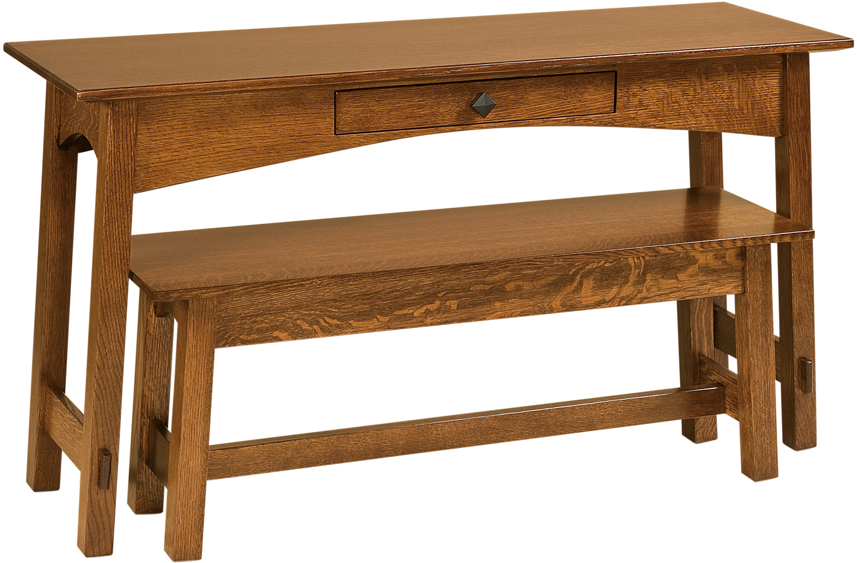 McCoy Open Nesting Sofa Table and Bench Set McCoy Nesting Tables