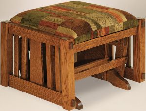 McCoy Hardwood Ottoman