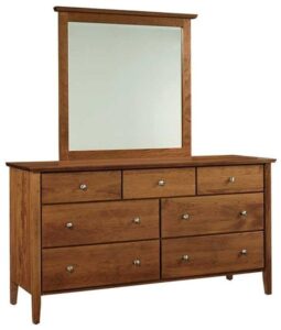 Medina Seven Drawer Dresser with Mirror