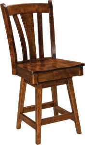 Meridan Hardwood Swivel Bar Stool