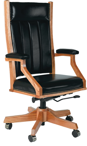 Amish Mission Desk Chair