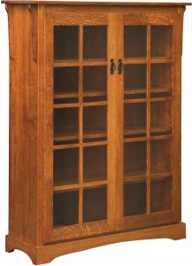 Mission Large Two Door Bookcase