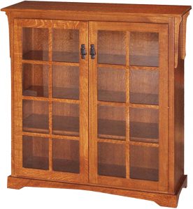 Mission Medium Two Door Bookcase