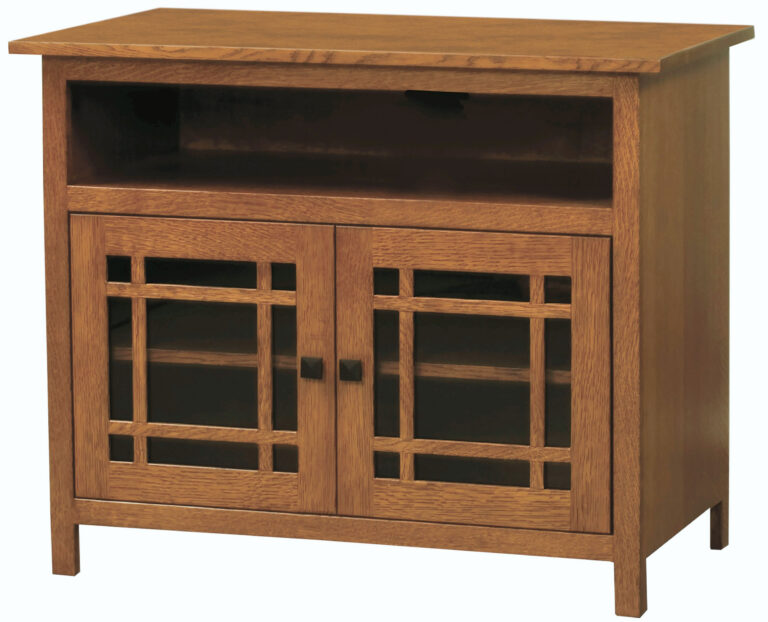 Amish Mission Small Two Door TV Cabinet