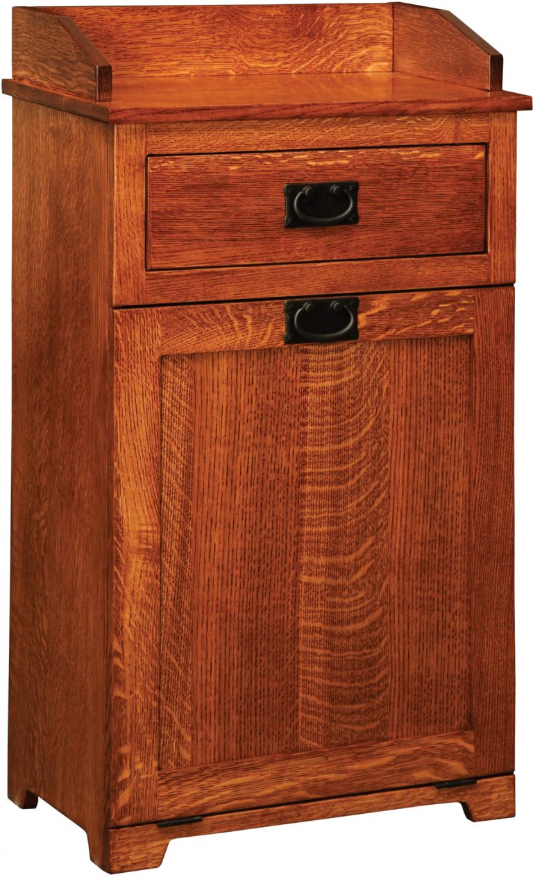 Amish Mission Top Drawer Tilt Out Trash Bin