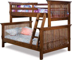 Twin-Full Mission Bunk Bed