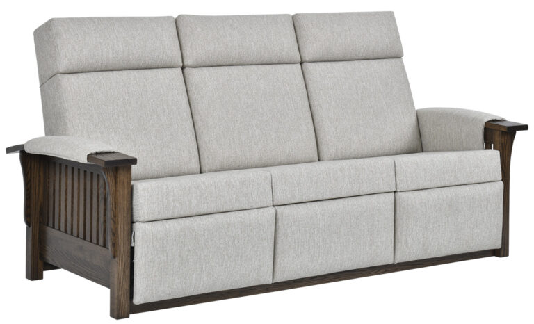 Custom Mission Wallhugger Sofa Recliner