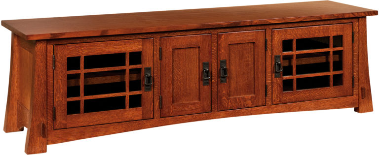 Amish Modesto 72 Inch Low TV Cabinet