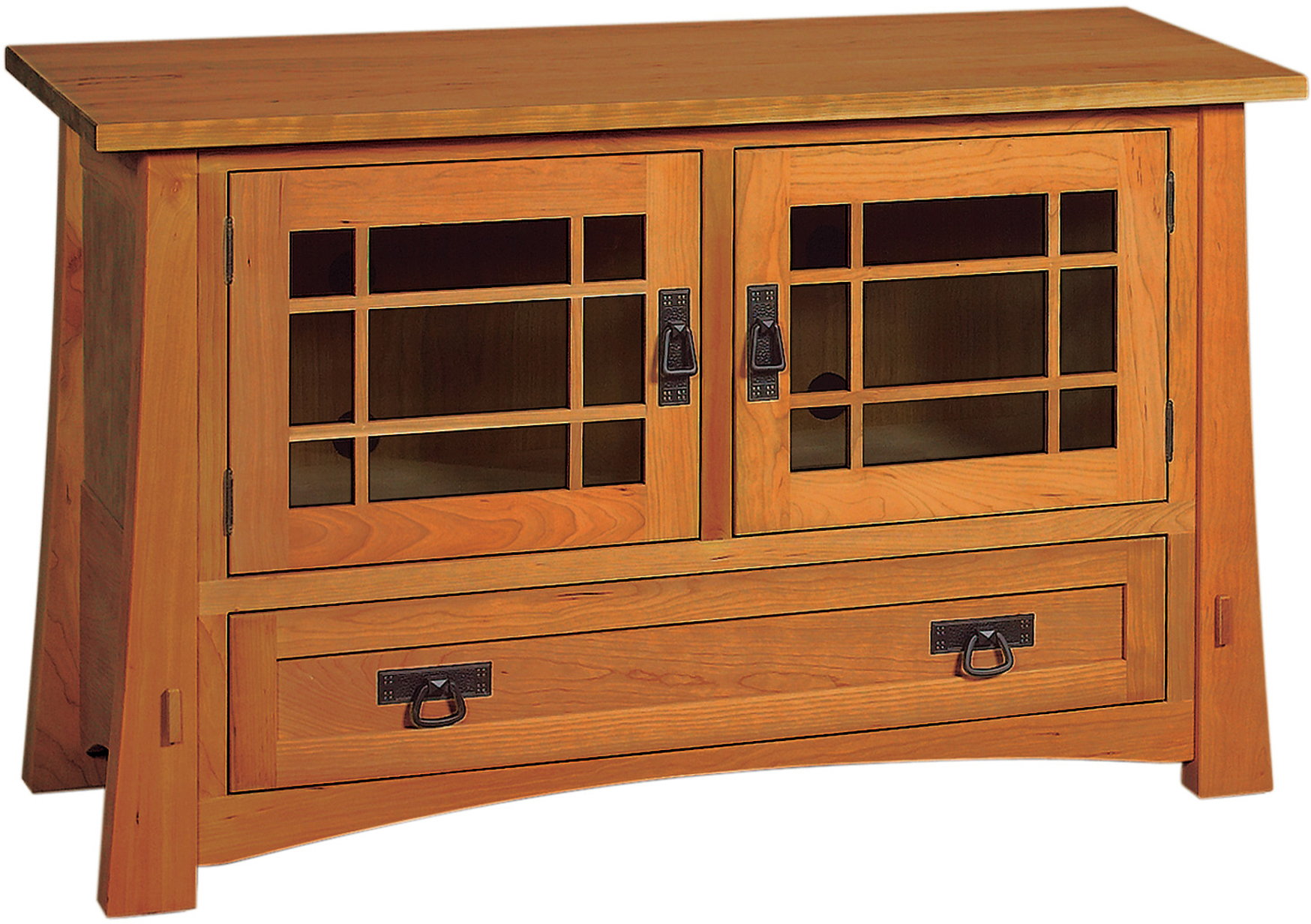 Modesto TV Cabinet with Drawers | Amish Modesto TV Cabinet