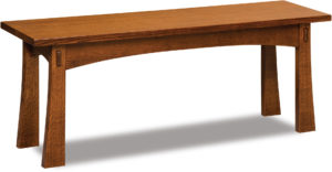 Modesto Wood Trestle Bench