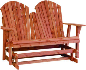 Adirondack New Style Loveseat Glider