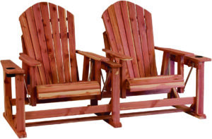 Adirondack Settee Glider