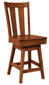 Newberry Hardwood Swivel Bar Stool