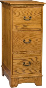 Noble Mission Three Drawer File Cabinet