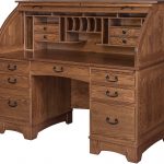 Deluxe Noble Mission Roll Top Desk
